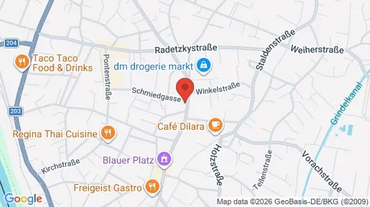 Apartments for rent i Fußach - kort over placeringen