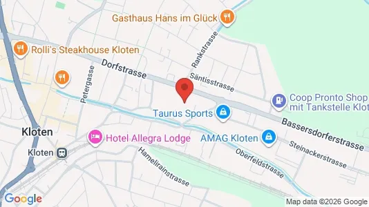 Apartments for rent i Bülach - kort over placeringen