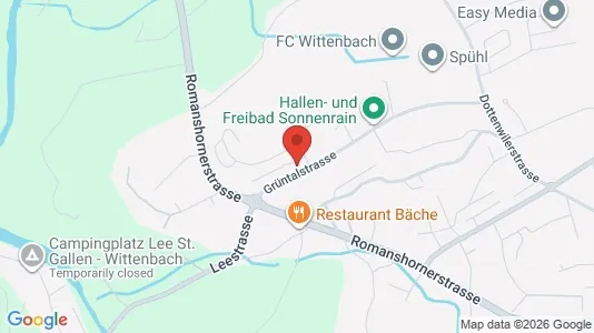 Apartments for rent i Sankt Gallen - kort over placeringen