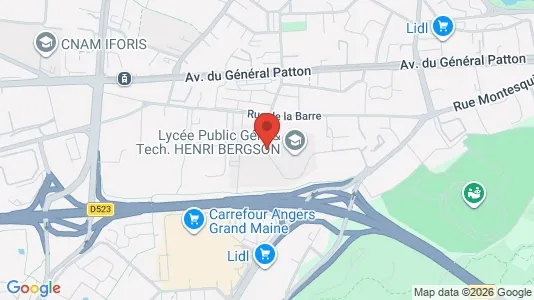 Apartments for rent i Le Havre - kort over placeringen