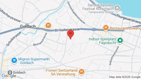 Apartments for rent i Rorschach - kort over placeringen