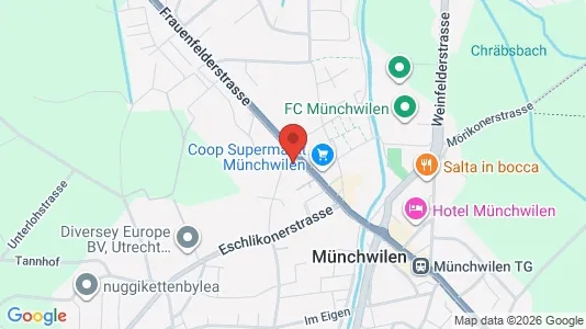 Apartments for rent i Münchwilen - kort over placeringen