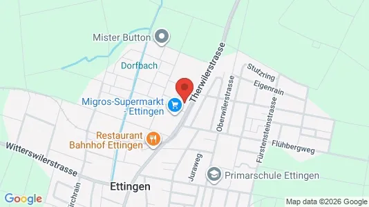 Apartments for rent i Arlesheim - kort over placeringen