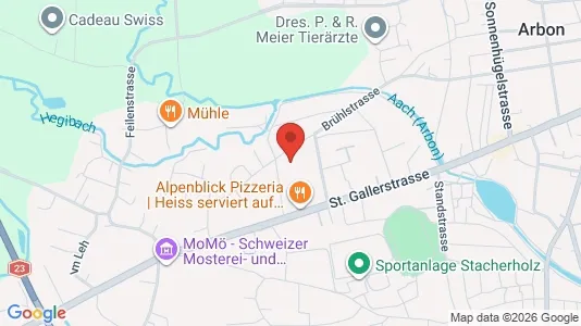 Apartments for rent i Arbon - kort over placeringen