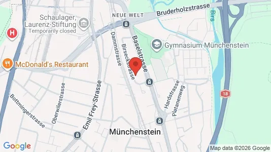 Apartments for rent i Arlesheim - kort over placeringen