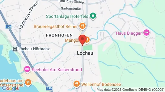 Apartments for rent i Bregenz - kort over placeringen