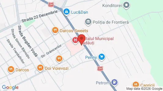 Apartments for rent i Suceava - kort over placeringen
