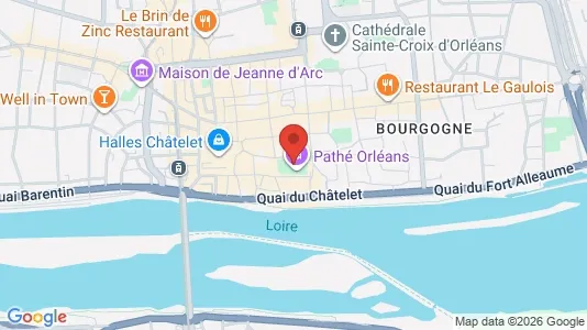 Apartments for rent i Orléans - kort over placeringen