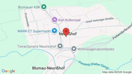 Apartments for rent i Blumau-Neurißhof - kort over placeringen