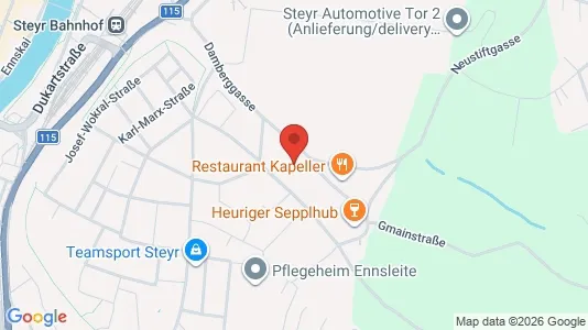 Apartments for rent i Garsten - kort over placeringen