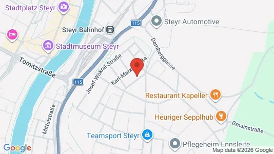 Apartments for rent i Garsten - kort over placeringen