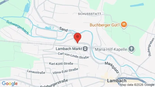 Apartments for rent i Edt bei Lambach - kort over placeringen