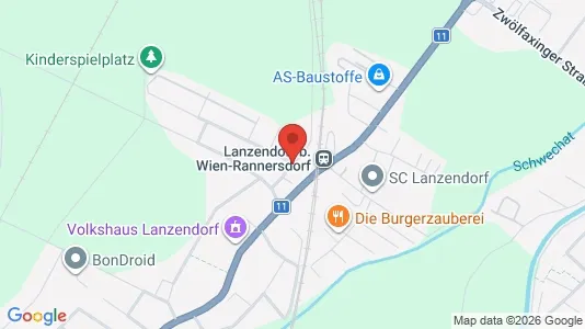 Apartments for rent i Lanzendorf - kort over placeringen