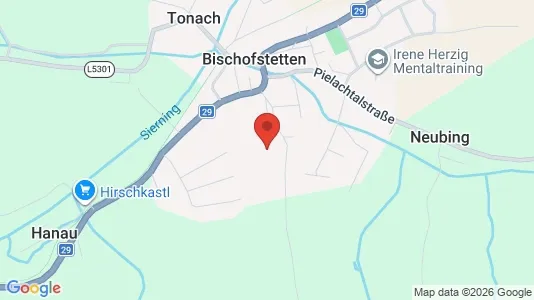 Apartments for rent i Bischofstetten - kort over placeringen