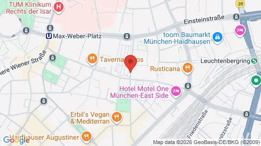 Apartments for rent i Munich Au-Haidhausen - kort over placeringen