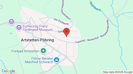Apartments for rent i Artstetten-Pöbring - kort over placeringen