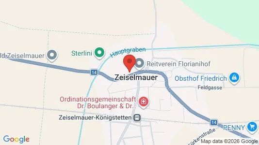 Apartments for rent i Zeiselmauer-Wolfpassing - kort over placeringen