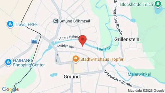 Apartments for rent i Gmünd - kort over placeringen