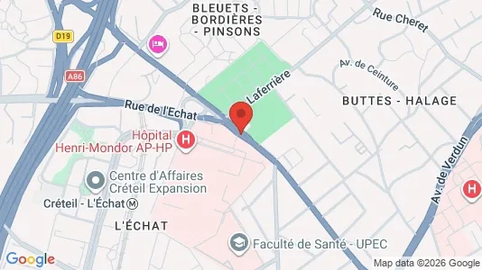 Apartments for rent i Créteil - kort over placeringen
