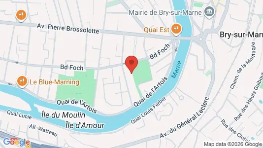 Apartments for rent i Nogent-sur-Marne - kort over placeringen