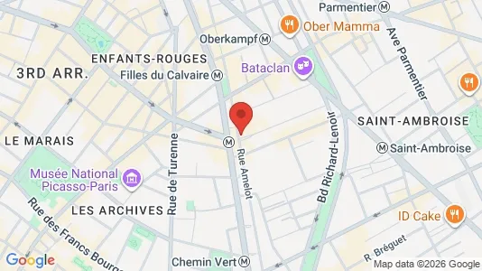 Apartments for rent i Paris 11ème arrondissement - Bastille - kort over placeringen
