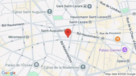 Apartments for rent i Paris 8ème arrondissement - kort over placeringen