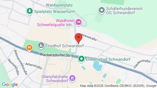 Apartments for rent i Schwandorf - kort over placeringen