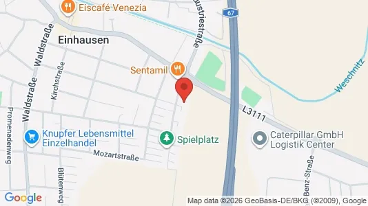 Apartments for rent i Bergstraße - kort over placeringen
