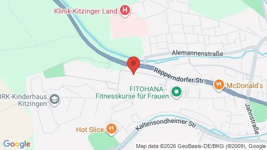 Apartments for rent i Kitzingen - kort over placeringen