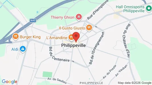 Apartments for rent i Philippeville - kort over placeringen