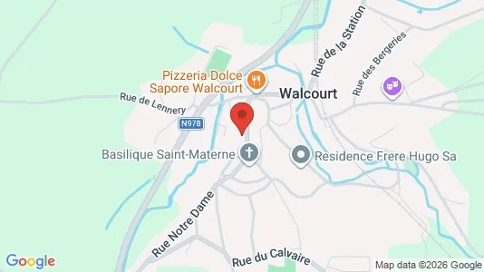 Apartments for rent i Walcourt - kort over placeringen