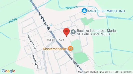 Apartments for rent i Wetteraukreis - kort over placeringen