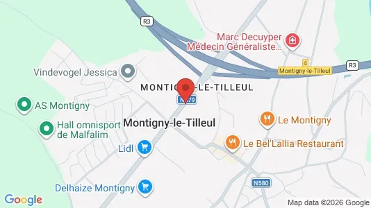 Apartments for rent i Montigny-le-Tilleul - kort over placeringen