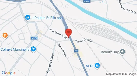 Apartments for rent i Charleroi - kort over placeringen