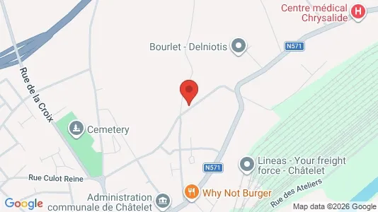Apartments for rent i Châtelet - kort over placeringen