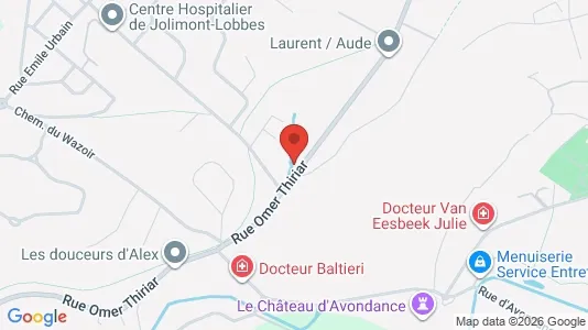 Apartments for rent i La Louvière - kort over placeringen