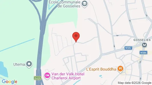 Apartments for rent i Charleroi - kort over placeringen