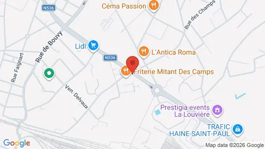 Apartments for rent i La Louvière - kort over placeringen