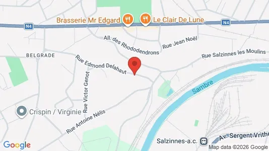 Apartments for rent i Namen - kort over placeringen