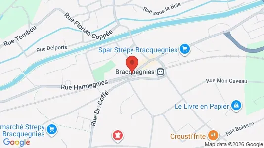 Apartments for rent i La Louvière - kort over placeringen