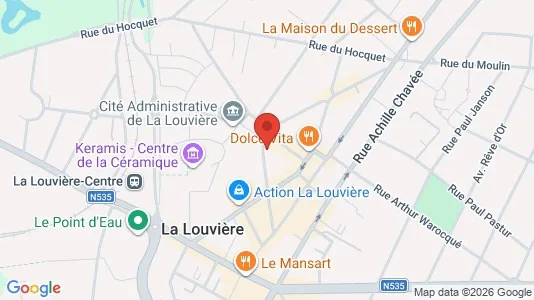 Apartments for rent i La Louvière - kort over placeringen