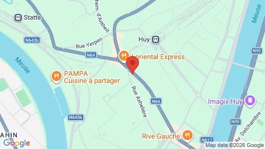 Apartments for rent i Hoei - kort over placeringen