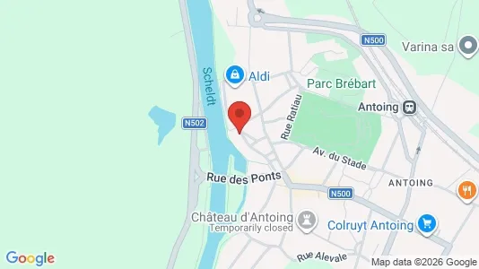 Apartments for rent i Antoing - kort over placeringen