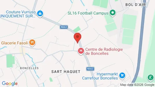 Apartments for rent i Seraing - kort over placeringen