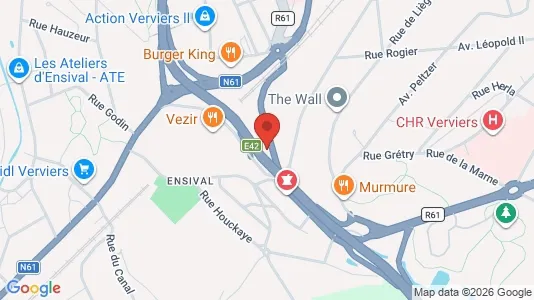 Apartments for rent i Verviers - kort over placeringen
