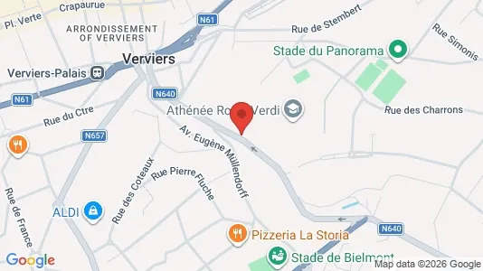 Apartments for rent i Verviers - kort over placeringen