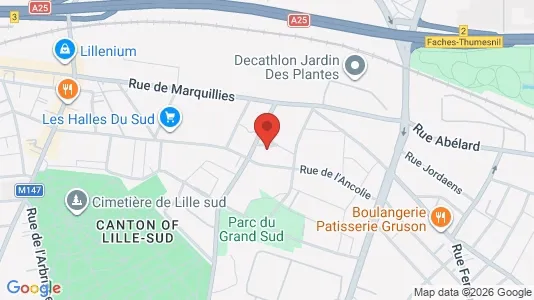 Apartments for rent i Montauban - kort over placeringen