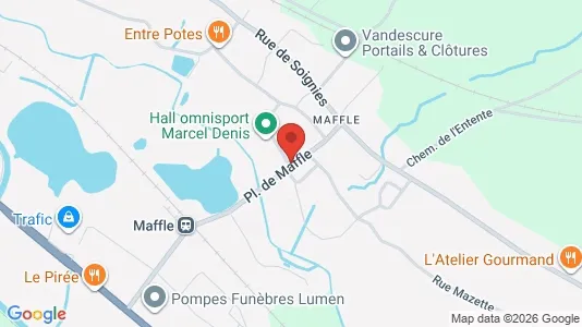 Apartments for rent i Aat - kort over placeringen