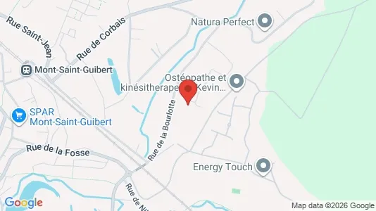 Apartments for rent i Mont-Saint-Guibert - kort over placeringen