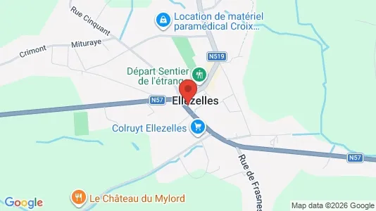Apartments for rent i Ellezelles - kort over placeringen